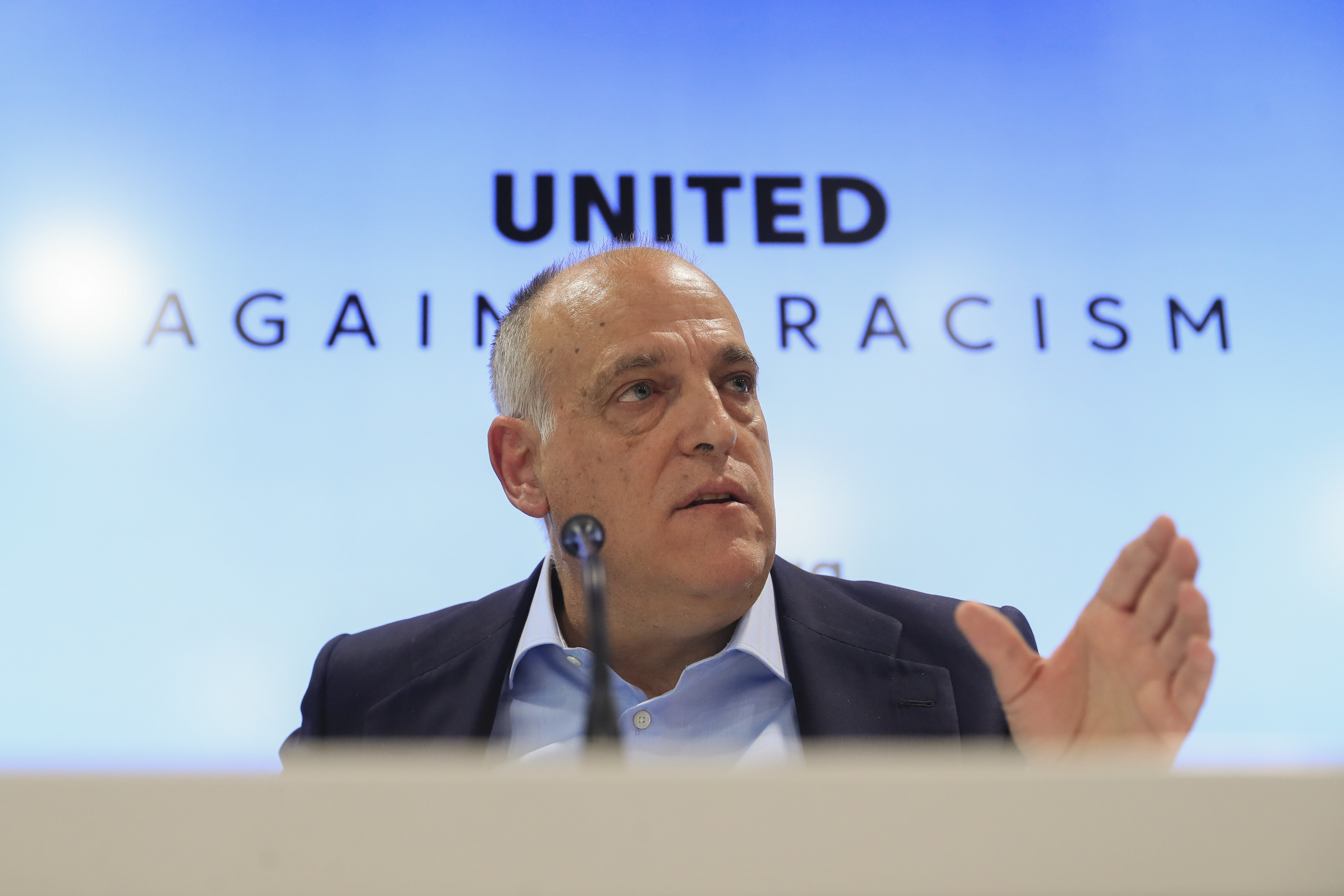 Presidente de LaLiga en España se arrepintió a medias: “No quería criticar a Vinicius”