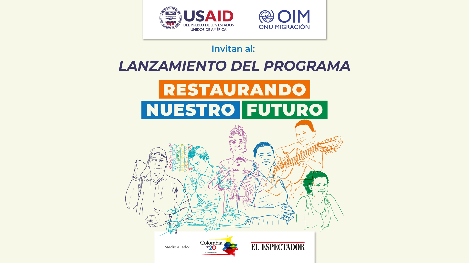 Lanzamiento del programa “Restaurando Nuestro Futuro”