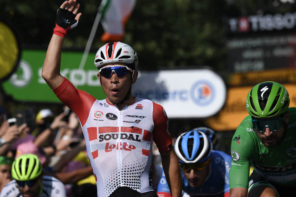 Ewan vence en el ‘horno’ de Nimes y Alaphilippe sigue con la camiseta amarilla
