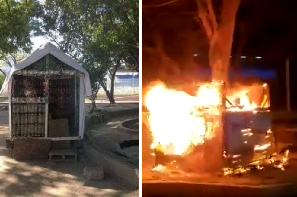 Incendian refugio de gatos en antiguo polideportivo de Santa Marta