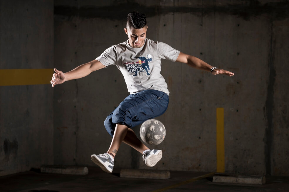 Boyka, subcampeón mundial de fútbol de estilo libre