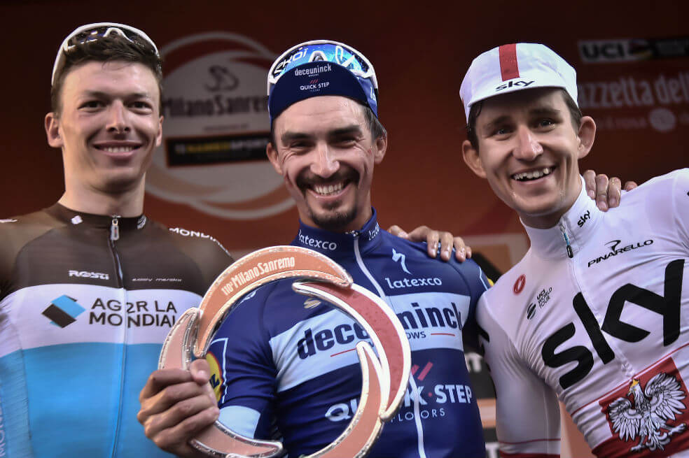 Julian Alaphilippe se impuso en la Milán-San Remo
