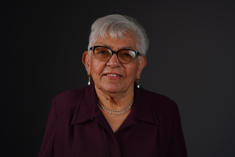 Ángela Cortés, esposa de Roberto Camacho.
