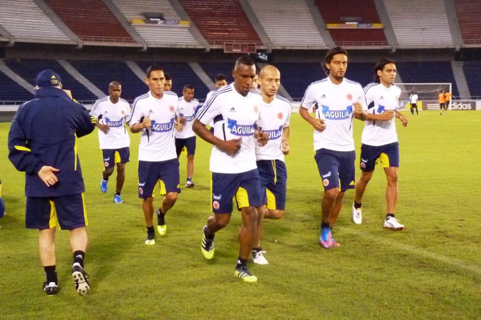 Selección Colombia completó su cuarto día de trabajos