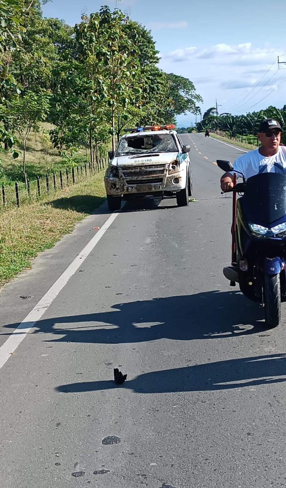 Ataque con explosivo a una patrulla policial en Antioquia