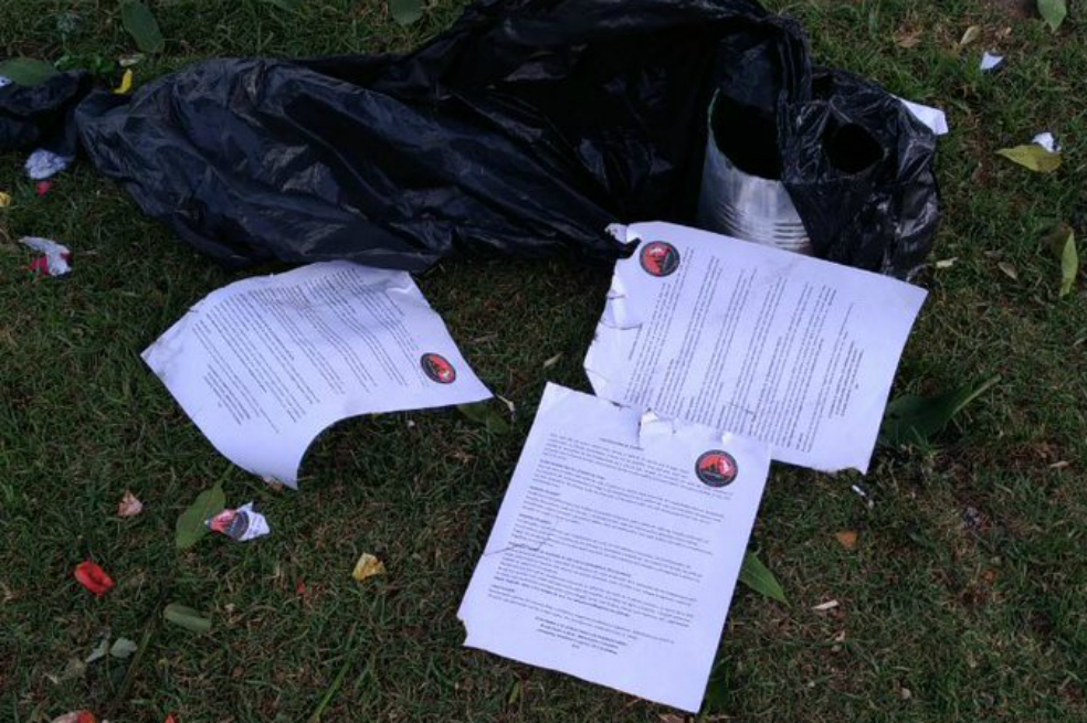 Con bomba panfletaria en Bogotá, continúan ataques del Eln