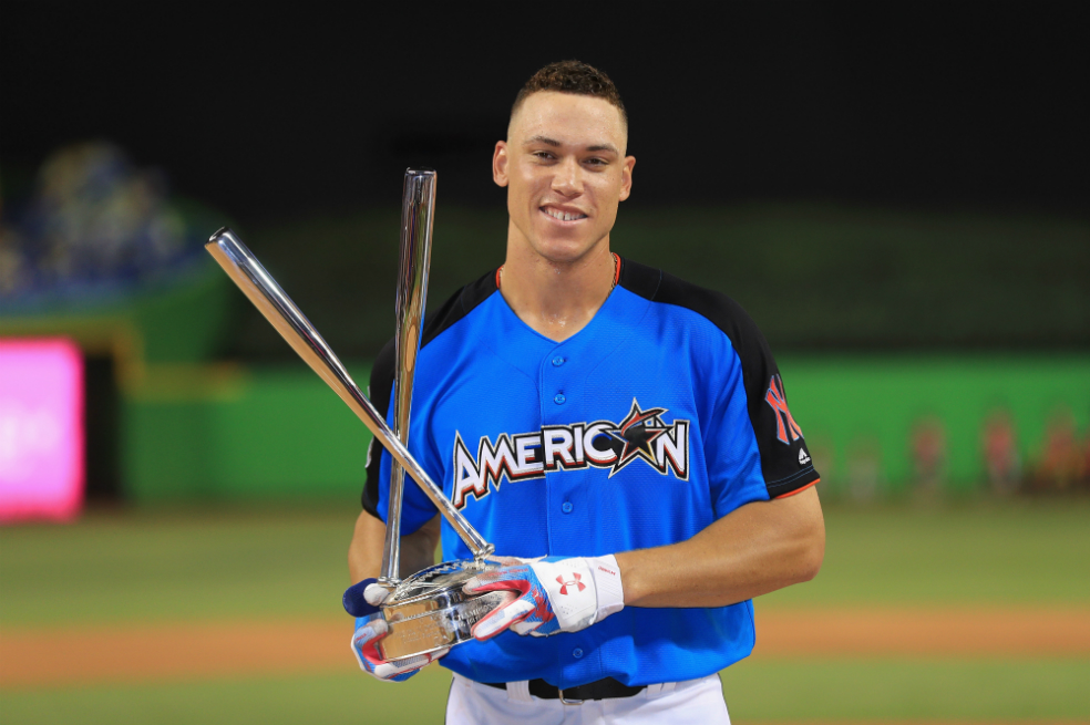 La sensación de la MLB, Aaron Judge, se quedó con el Home Run Derby 2017