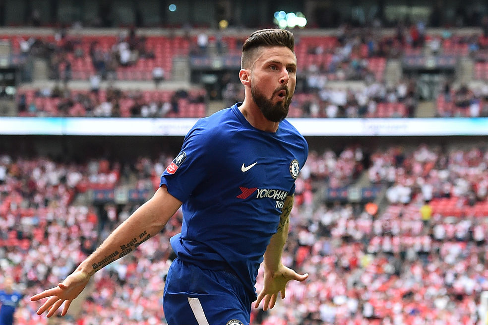 Con goles de Giroud y Morata, el Chelsea es finalista de la FA Cup