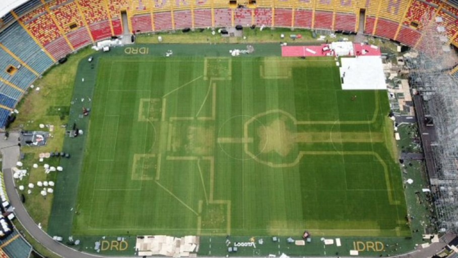 Este es el estado de la cancha de El Campín tras los conciertos de Karol G