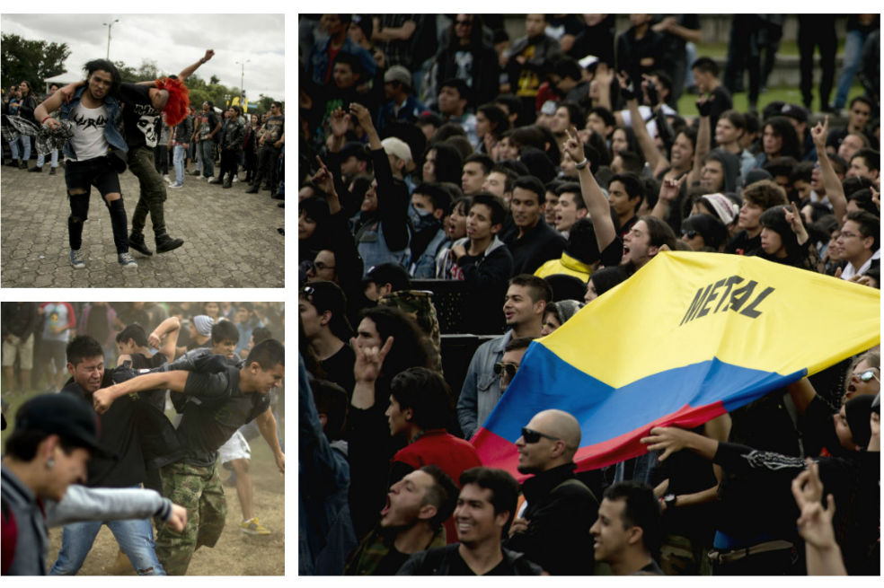 A punta de pogo, los metaleros de Bogotá disfrutaron del primer día de Rock al Parque