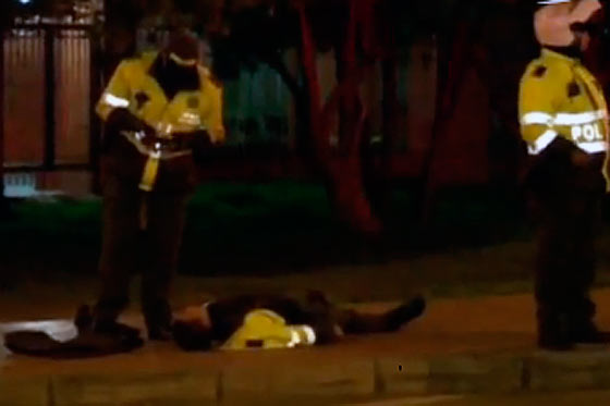 Policías, protagonistas de accidentes que dejan ocho heridos en Bogotá