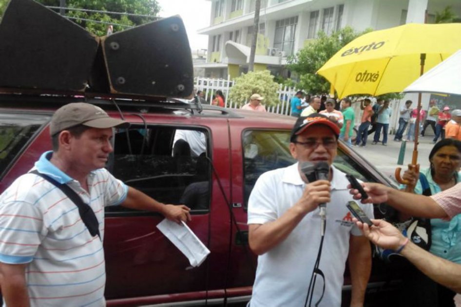Educadores de Córdoba se unieron a la protesta convocada por Fecode. 