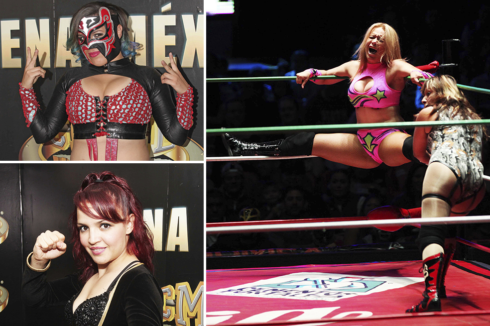 Luchadoras mexicanas buscan romper tabúes