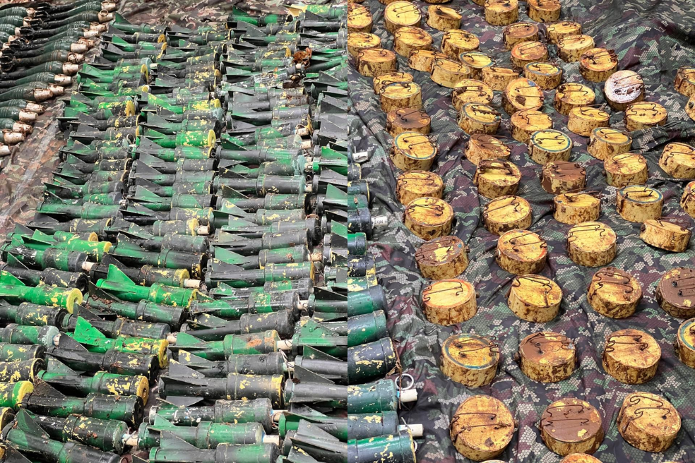 Incautan arsenal de 190 granadas listas para ser lanzadas desde drones en El Castillo, Meta