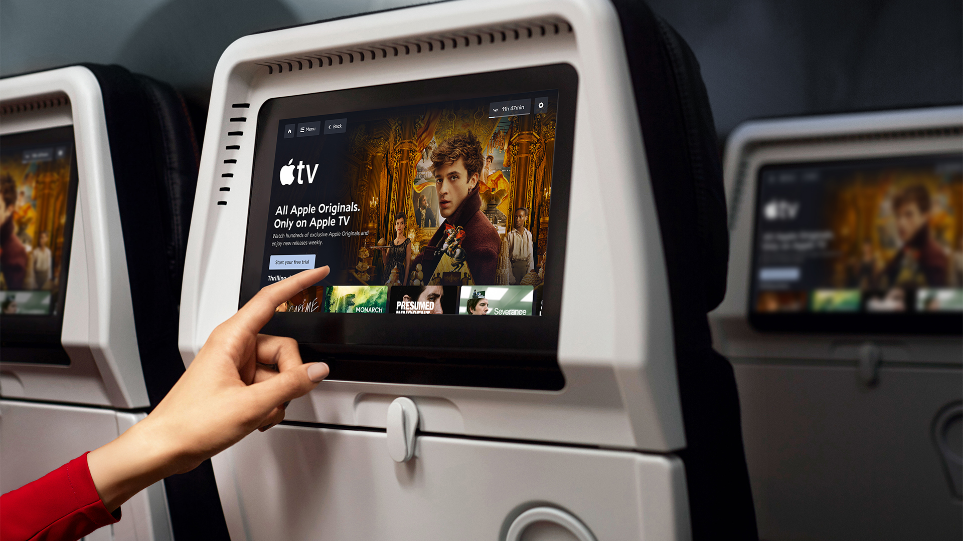 El sistema de entretenimiento de Air France es uno de los más reconocidos a nivel mundial. / Cortesía
