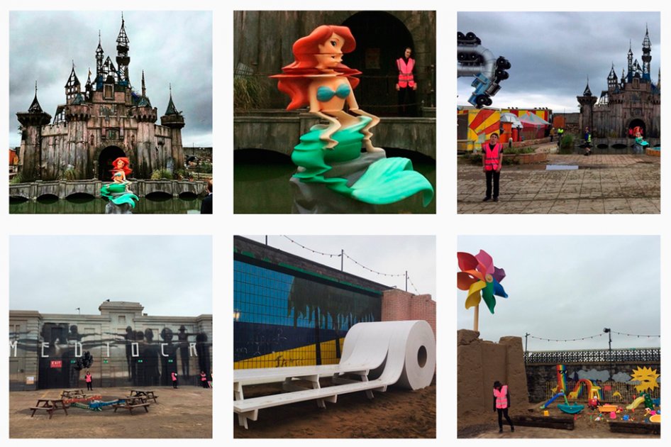 Banksy monta su Disneylandia