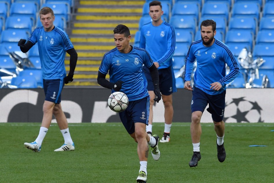 James Rodríguez, convocado por Zidane para el partido frente al City