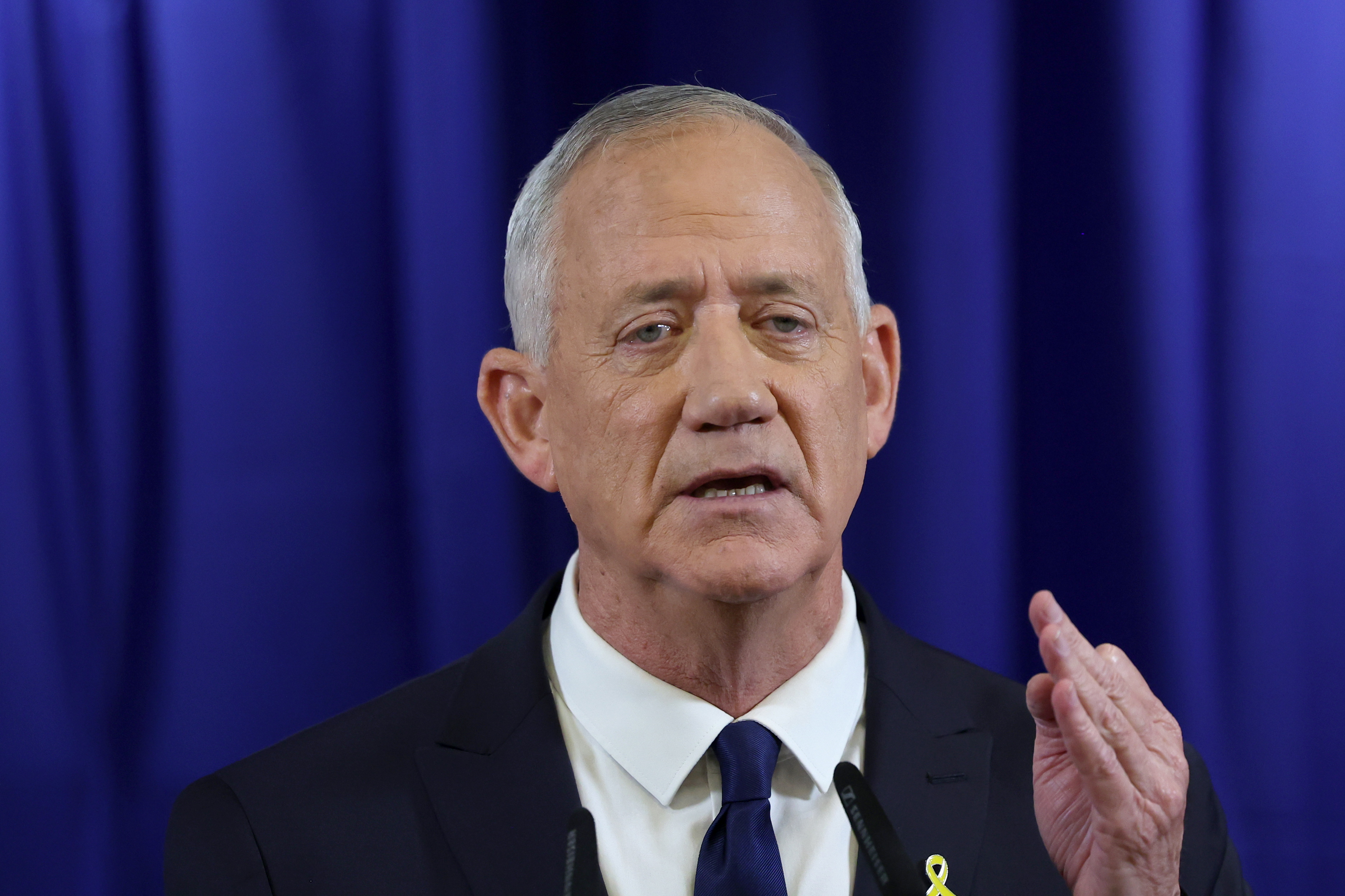 Benny Gantz renunció al gabinete de guerra de Israel por desacuerdos con Netanyahu