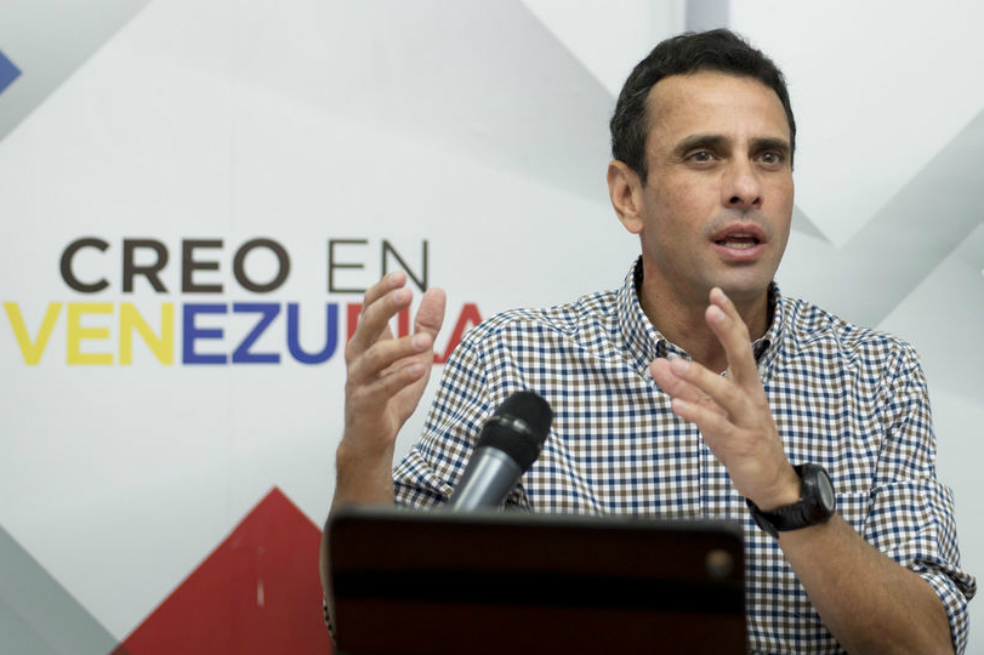 Venezuela: Henrique Capriles pide aplazar las elecciones por falta de condiciones