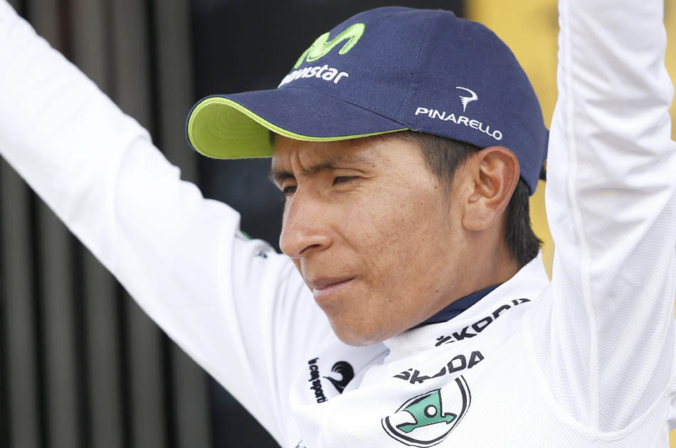 Nairo Quintana quedó satisfecho con el segundo lugar en la etapa 15
