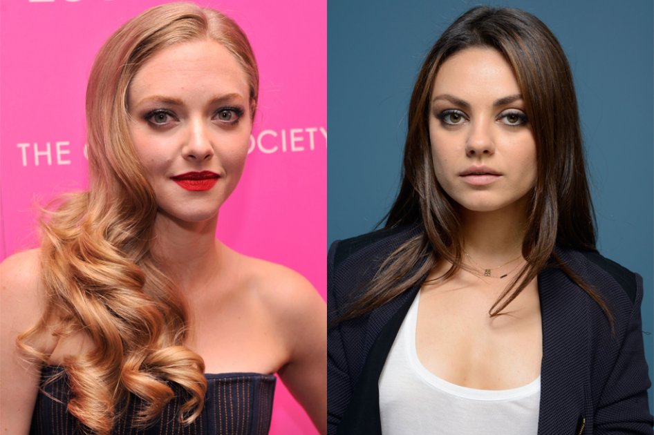 Las actrices Amanda Seyfried y Mila Kunis. 