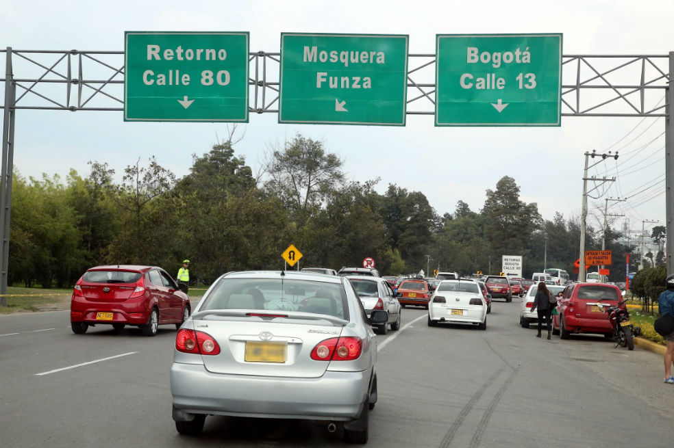 Avanza Plan Éxodo en Cundinamarca: más de 261.000 vehículos han transitado en el departamento