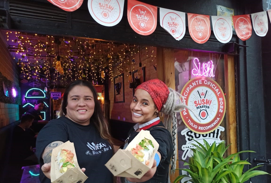Angy Díaz, chef y creadora del concepto gastronómico, y a Ella Carolina Mejía, dueña y administradora de Musa.