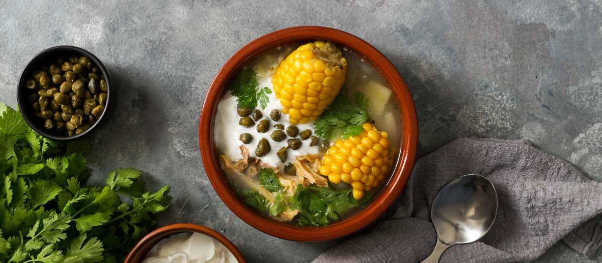 Receta de ajiaco santafereño en olla a presión: una receta clásica y fácil