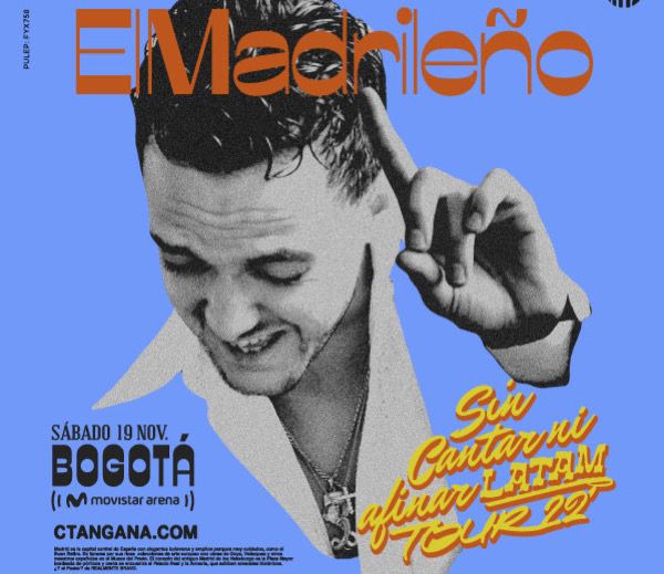 C. Tangana, “El Madrileño”, anuncia su próximo show en Bogotá