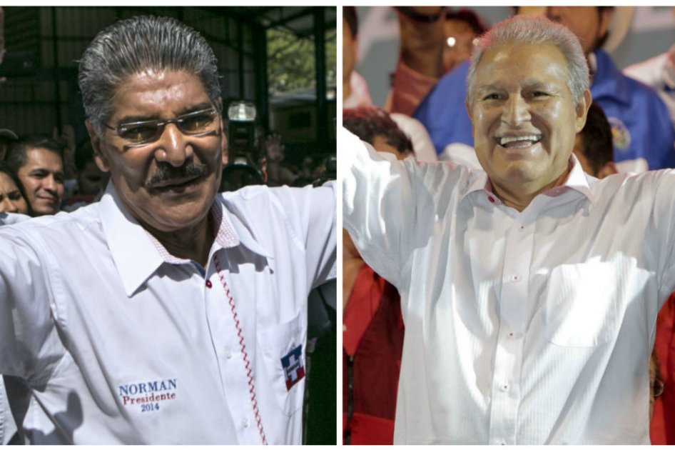 Norman Quijano y Salvador Sánchez Cerén