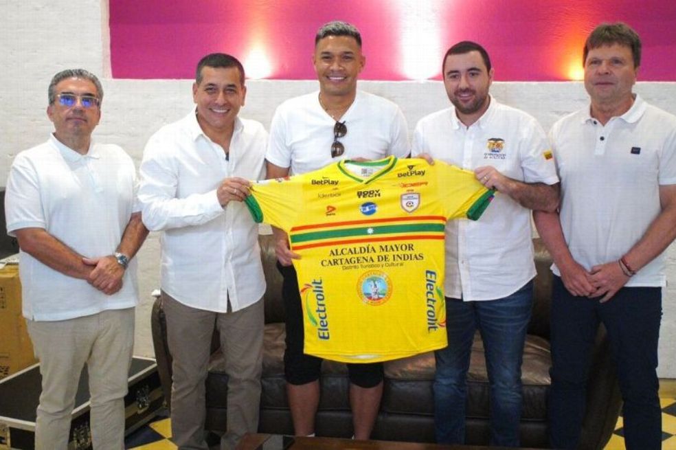 Teófilo Gutiérrez, presentado por Real Cartagena.