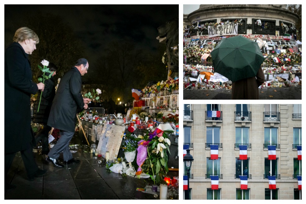 Homenajes a las víctimas de los atentados de París