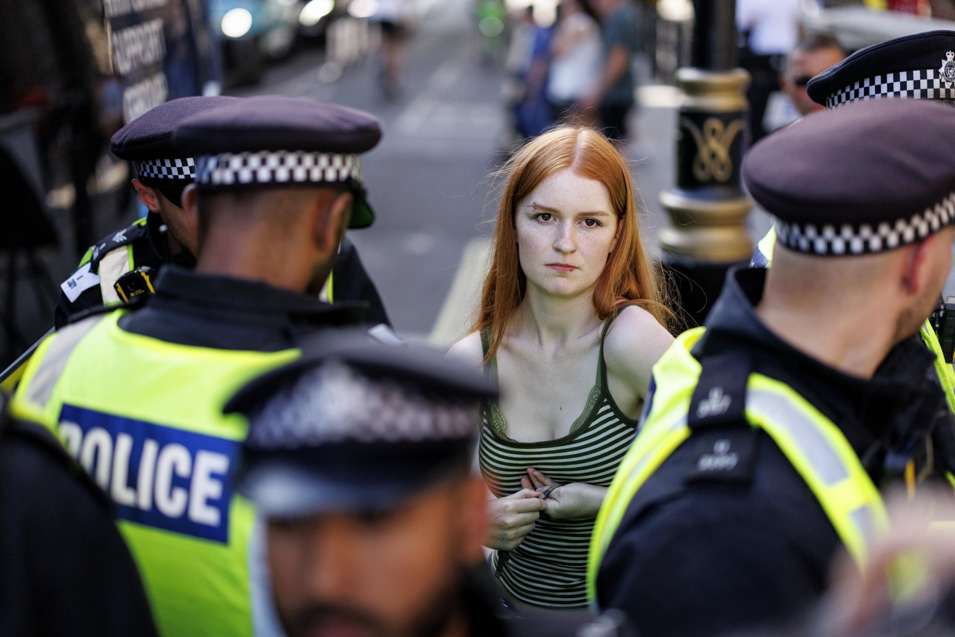 Protestas a favor de Palestina dejan cientos de arrestados en Londres