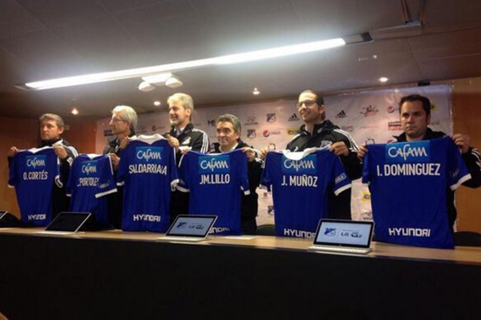 Juan Manuel Lillo fue presentado como técnico de Millonarios