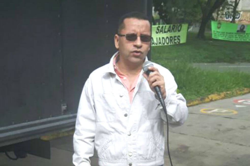 Denuncian agresión contra líder sindical y candidato al Concejo de Medellín