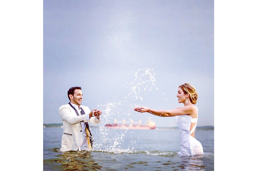 Nataly Umaña y Alejandro Estrada
