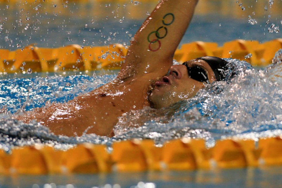Omar Pinzón, nadador colombiano. Foto: Archivo