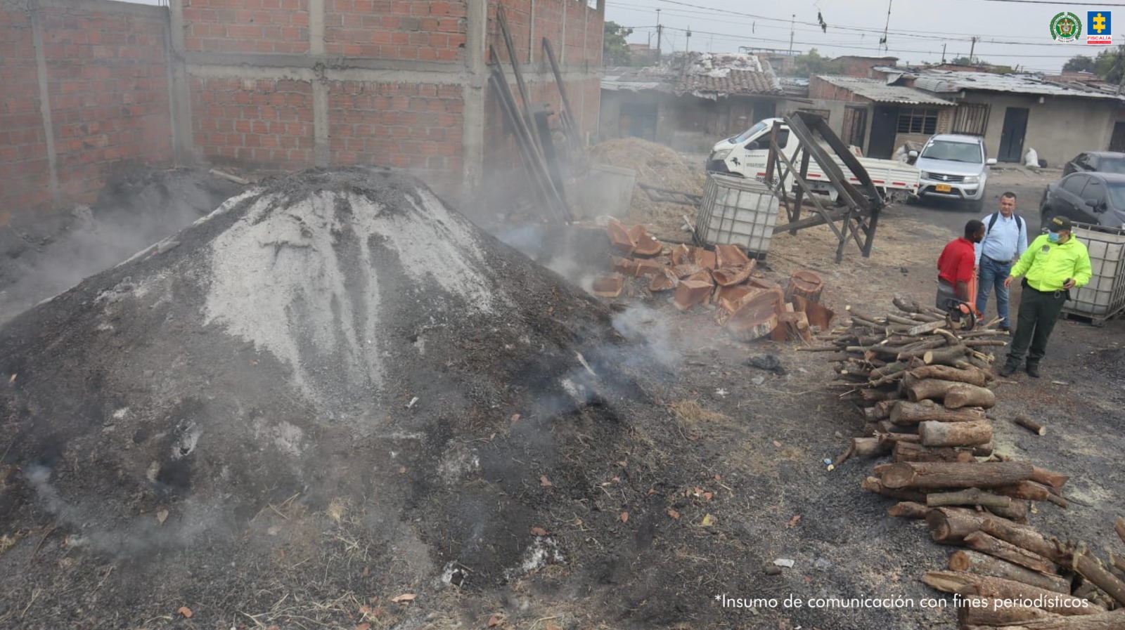 Explotación ilegal de carbón en Cali