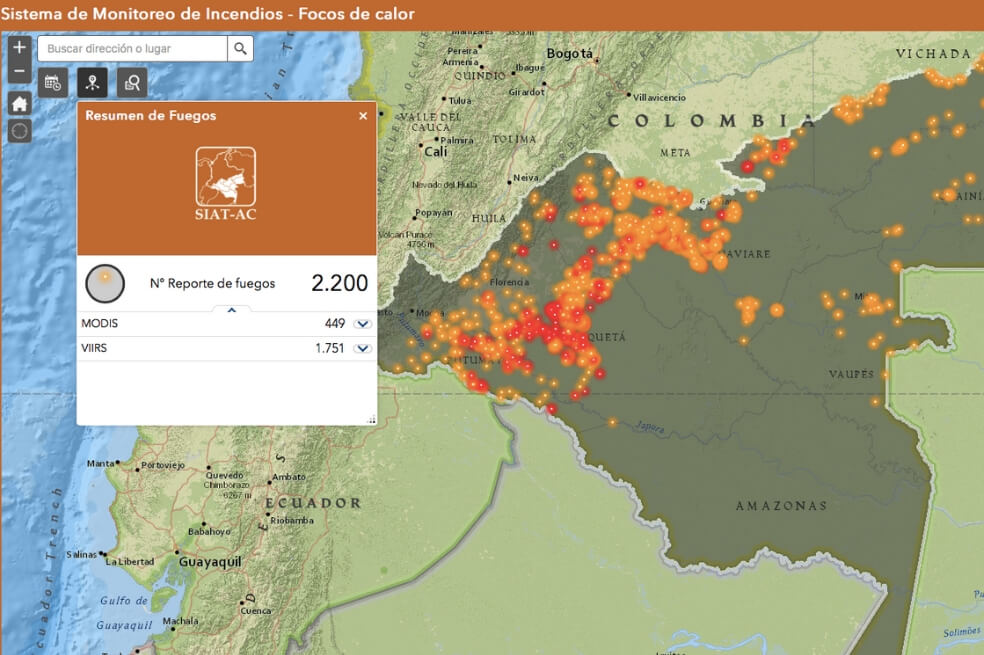 Más de 10 mil incendios se han reportado en la Amazonia durante la última semana