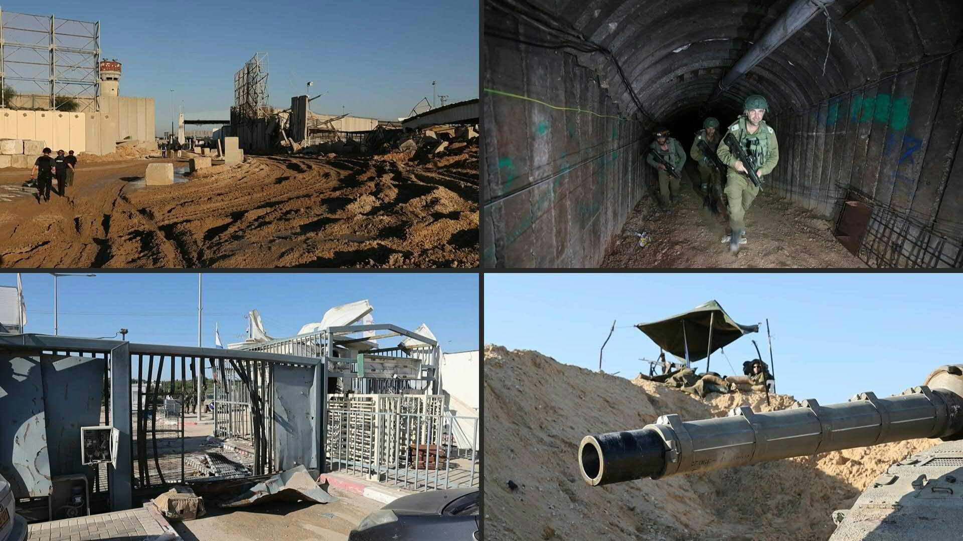 Así es el mayor túnel subterráneo en Gaza con electricidad y alcantarillado