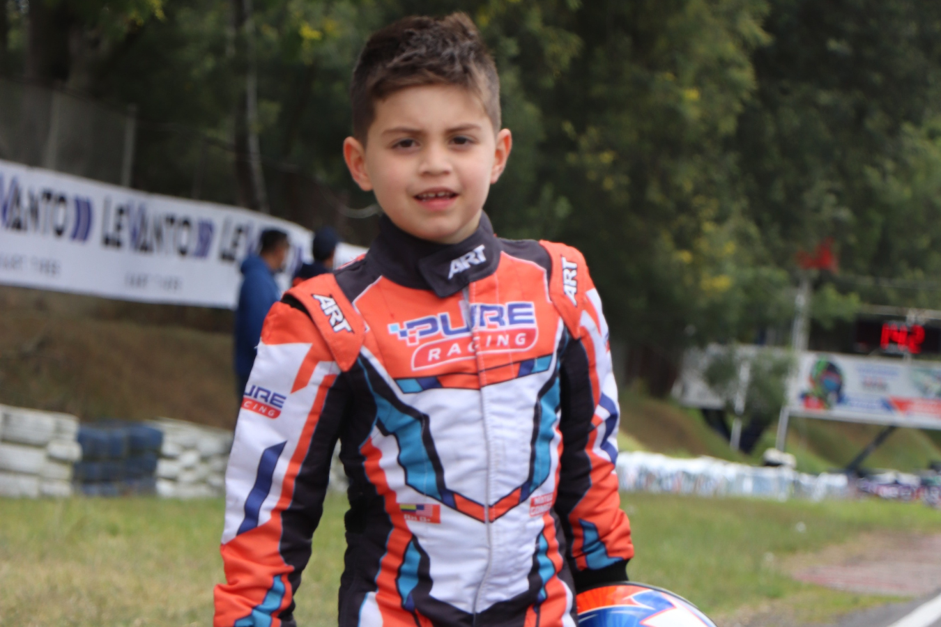 Mateo Gómez brilló en el campeonato nacional de kartismo