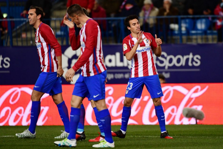 Nicolás Gaitán marcó el gol del triunfo para el Atlético de Madrid. Foto: AFP