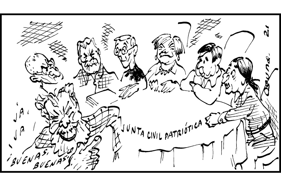 Junta de gobierno, según Poncho