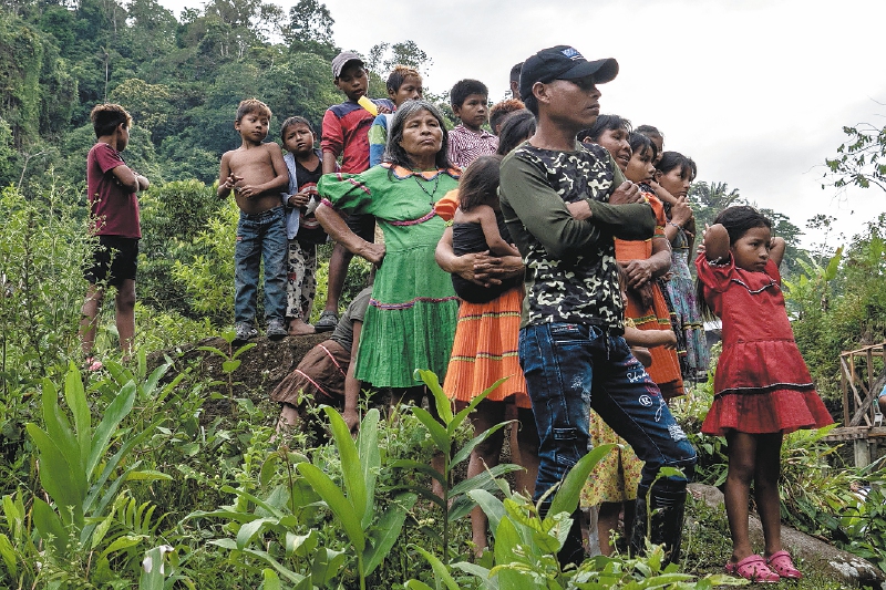 Más de 9.000 indígenas embera-katíos habitan en el resguardo Tahamí del Alto Andágueda.