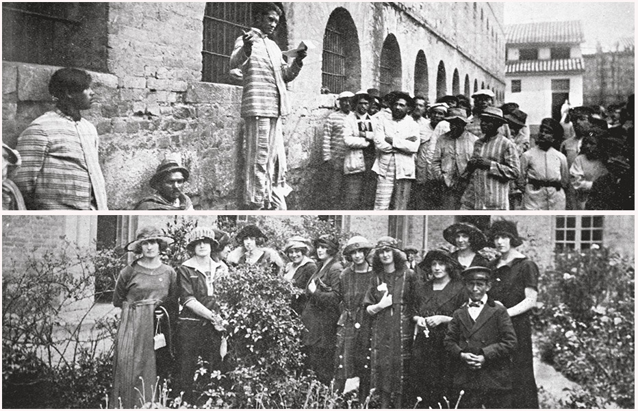 Visita a los presos del Panóptico