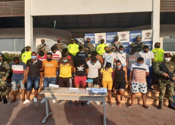 Capturan a 18 personas en Cartagena que estarían delinquiendo para el Clan del Golfo