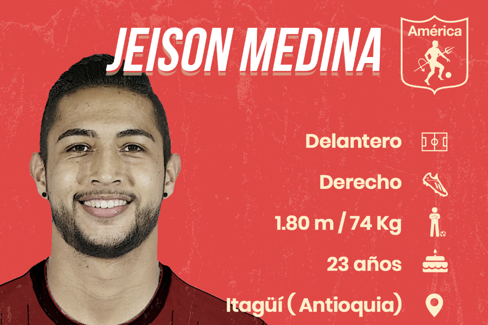 Jeison Medina es el nuevo atacante del América