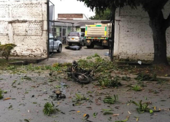 Detonan motocicleta bomba frente a parqueadero de la Alcaldía en Miranda, Cauca