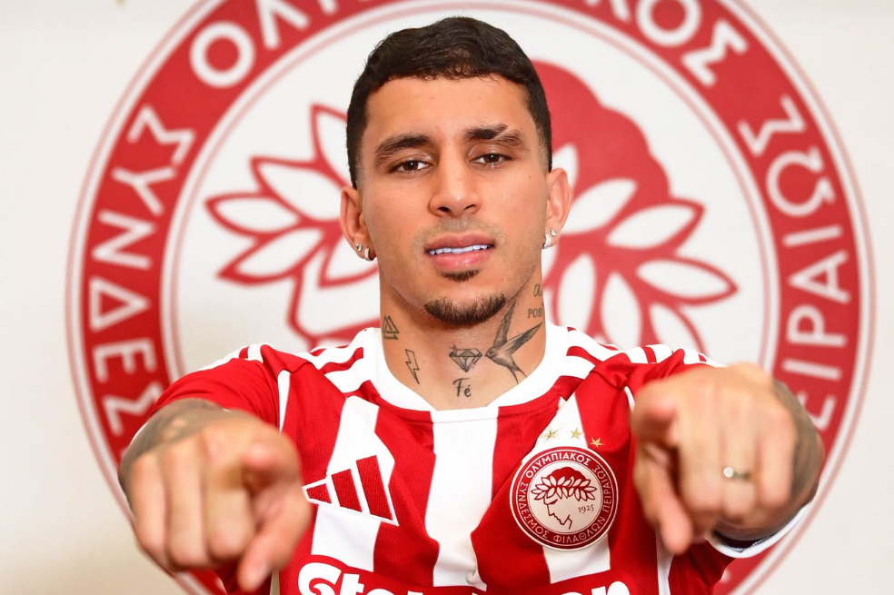 Gustavo Puerta es nuevo jugador del Olympiacos: así fue el anuncio oficial