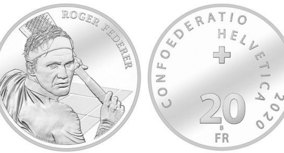 Roger Federer tiene su propia moneda en Suiza